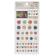 Load image into Gallery viewer, CRUX Seal - Painting Color Swatch Venus Botticelli Seal Book Lucky Bag Round Stylish Album Decoration Heart Bulk Sticker Smartphone Reward Flower Cute Schedule Book Time Keeper :4550432041721
