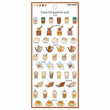 Load image into Gallery viewer, CRUX CRUX Seal - Colorful Palette Seal CAFE Seal Book Lucky Bag Round Stylish Album Decoration Heart Bulk Sticker Smartphone Reward Flower Cute Schedule Book Timekeeper for Notebooks: 4550432049178
