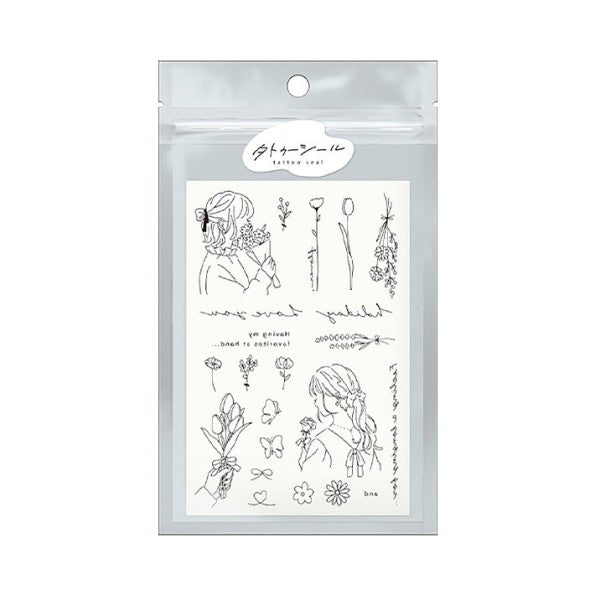 ＃ﾀﾄｩｰｼｰﾙ/FLOWERGIRL --- カミオジャパン(Kamiojapan) タトゥーシール[ボディステッカー]/FLOWER GIRL カミオジャパン BODYデコ ファッション グッズ 通販 : Tattoo seal/FLOWERGIRL :4550432065468