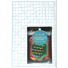 画像をギャラリービューアに読み込む, ＃シールフレーク ＃PMVIVICｼｰﾙﾌﾚｰｸ/ｵﾚﾝｼﾞﾐﾝﾄ VIVIC ツートーンカラーフレークシール／グラフィックポップ柄 --- カミオジャパン(Kamiojapan) VIVIC[フレークシール]シールフレーク/オレンジxミント : seal fla : seal flakes PMVIVIC seal flake :4550432128293
