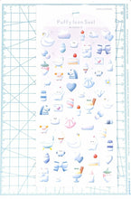 Load image into Gallery viewer, KAMIO JAPAN ｶﾐｵｼﾞｬﾊﾟﾝ ｼｰﾙ ･ PM PUFFYICONSEAL/WHITE ｼｰﾙ帳　ｽｹｼﾞｭｰﾙ ﾃﾞｺ　ｽﾃｯｶｰ ﾀﾞｲｱﾘｰ  ｽｹｼﾞｭｰﾙ帳 手帳のﾀｲﾑｷｰﾊﾟｰ :4550432134805
