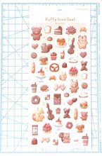 Load image into Gallery viewer, KAMIO JAPAN ｶﾐｵｼﾞｬﾊﾟﾝ ｼｰﾙ ･ PM PUFFYICONSEAL/BEIGE ｼｰﾙ帳　ｽｹｼﾞｭｰﾙ ﾃﾞｺ　ｽﾃｯｶｰ ﾀﾞｲｱﾘｰ  ｽｹｼﾞｭｰﾙ帳 手帳のﾀｲﾑｷｰﾊﾟｰ :4550432134829
