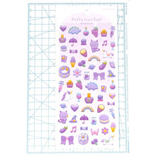 画像をギャラリービューアに読み込む, ＃PMﾊﾟﾌｨｰｱｲｺﾝｼｰﾙ/ﾊﾟｰﾌﾟﾙ Puffy Icon Seal PURPLE ゆめかわパープルのふんわり立体ステッカー --- : PM puffy icon seal/purple :4550432134836

