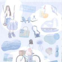 Load image into Gallery viewer, ＃PMMONATELIERｼｰﾙ/海辺 PMトレーシングシール/モンアトリエ 海辺の風景 --- カミオジャパン(Kamiojapan) トレーシング シール Mon Atelier【海辺】ステッカー デコレーション かわいい 21352 : PMMONATELI : PMMONATELIER Seal/Seaside :4550432135253
