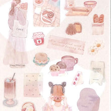画像をギャラリービューアに読み込む, ＃PMMONATELIERｼｰﾙ/ｶﾌｪ カフェ時間のMon Atelier トレーシングシール ベーカリーモチーフのやさしい朝時間 --- カミオジャパン(Kamiojapan) [シールシート]Mon Atelierシール/カフェ : PMMONATELIER : PMMONATELIER Seal/Cafe :4550432135277
