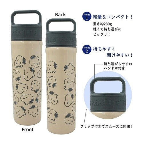 ＃CCPｽﾇｰﾋﾟｰﾊﾝﾄﾞﾙ付ｽﾃﾝﾚｽﾎﾞﾄﾙ400ML/顔 カミオジャパン :4550432143739