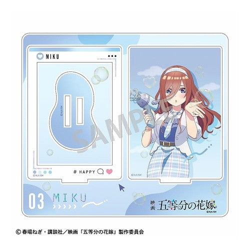 ＃五等分の花嫁ﾌﾚｰﾑｱｸﾘﾙｽﾀﾝﾄﾞ/三玖 カミオジャパン :4550432154643