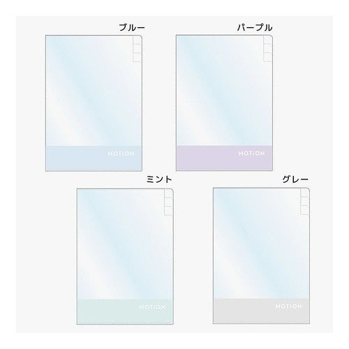 ＃Ｔ－ＭＯＴＩＯＮハイクリア３ＩＮクリアファイル／パープル カミオジャパン :4550432155633