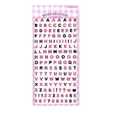 画像をギャラリービューアに読み込む, ＃PMWORDDECOｼｰﾙ/ぽってり_ABC --- : PMWORDDECO seal/chubby_ABC :4550432160620
