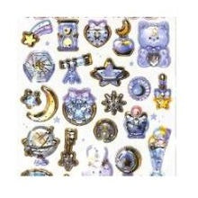 画像をギャラリービューアに読み込む, ＃PM ECRINHEUREU X SEAL ﾄｩｲﾝｸﾙ ぷっくりシール 星空 クマ かわいい 推し活 グリッター カミオジャパン :4550432206380
