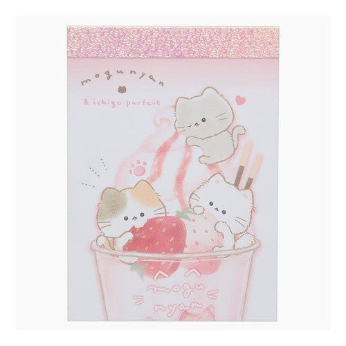＃メモ帳ミニメモ/いちごパフェ カミオジャパン :4550432235144