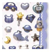 画像をギャラリービューアに読み込む, ＃PMMARSHMALLANG ｼｰﾙ あおいろ ましゅまろ 宇宙柄 パフェ ロケット クラゲ くま リボン カメラ デコレーション ぷっくりシール カミオジャパン :4550432237612
