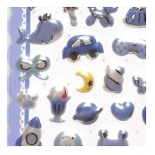 画像をギャラリービューアに読み込む, ＃PMMARSHMALLANG ｼｰﾙ あおいろ ましゅまろ 宇宙柄 パフェ ロケット クラゲ くま リボン カメラ デコレーション ぷっくりシール カミオジャパン :4550432237612

