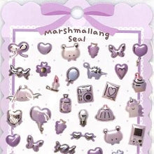 画像をギャラリービューアに読み込む, ＃PMMARSHMALLANG ｼｰﾙ ぶどうましゅま ぷっくり パープル ラベンダー ゆめかわ レトロ カメラ キュート デコレーション カミオジャパン :4550432237629
