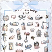 画像をギャラリービューアに読み込む, ＃PMMARSHMALLANGｼｰﾙ/みずいろましゅま ぷっくり ミルキー パステル ゆめかわ かわいい 癒し レトロ 携帯 小物 デコレーション カミオジャパン :4550432237636
