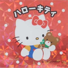 Load image into Gallery viewer, PM ｻﾝﾘｵ ｺﾚｷﾗｽﾃｯｶｰ ﾊﾛｰｷﾃｨ4 キラキラ くま ぬいぐるみ 赤 ホログラム デコレーション 文房具 手帳用 プレゼント用 女の子向け カミオジャパン(Kamiojapan) :4550432240452
