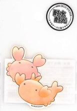 Load image into Gallery viewer, ﾅﾝﾃﾞﾓｲｷﾓﾉｽﾃｯｶｰ ｶﾆ ｴﾋﾞ ヨコミゾユリ かわいい ゆるキャラ 防水 耐光 ピンク オレンジ :4550432241220
