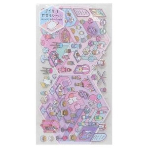 ＃PMﾁｲｻﾅｾｶｲｼｰﾙ/ｲﾁｺﾞﾐﾙｸNOｵﾍﾔ PMチイサナセカイシール／イチゴミルクNOオヘヤ カミオジャパン(Kamiojapan) --- カミオジャパン ステッカー チイサナセカイシール イチゴミルクnoオヘヤ 224794 : PM Chisana : PM Chisanaseka Seal/Strawberry :4550432247949