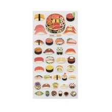 画像をギャラリービューアに読み込む, ＃PMにほんのしｰる極/SUSHI 和風寿司シール 極みシリーズ にぎりと海鮮盛り合わせステッカー 日本製 カミオジャパン :4550432253582
