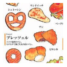 Load image into Gallery viewer, #PM 大人の図鑑ｼｰﾙ ﾊﾟﾝ パン図鑑 ステッカー イラスト パン好き 文房具 手帳 ノート デコレーション --- カミオジャパン(Kamiojapan) :4550432262980
