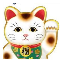 Load image into Gallery viewer, 大人の図鑑 ｽｰﾂｹｰｽｽﾃｯｶｰ 招き猫 三毛猫デザイン 開運・金運アップ 日本製 カミオジャパン(Kamiojapan) カミオジャパン(Kamiojapan) :4550432265950
