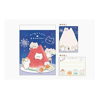 ＃T-ﾓｸﾞﾆｬﾝﾐﾆﾒﾓ/ｽｲｶ --- カミオジャパン もぐにゃん ミニメモ スイカ 266186 ネコ ねこ mogunyan : T-Mogunyan mini memo/watermelon :4550432266186