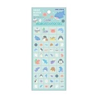 画像をギャラリービューアに読み込む, ＃ﾄﾞﾛｯﾌﾟ ﾌﾞﾛｯｸ ｼｰﾙ ふわふわうみのなかま カミオジャパン :4550432266940
