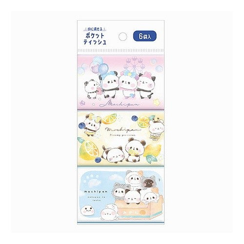 ＃ﾎﾟｹｯﾄﾃｨｯｼｭ/ﾓﾁﾊﾟﾝ カミオジャパン(Kamiojapan) --- もちもちパンダ[ティッシュ]ポケットティッシュ カミオジャパン 水に流せる かわいい グッズ 通販 : Pocket tissue/Mochipan :4550432268159
