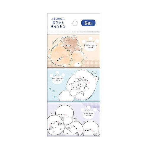 ＃ﾎﾟｹｯﾄﾃｨｯｼｭ/ｵﾄﾅﾘｻﾝ カミオジャパン(Kamiojapan) --- おとなりさん[ティッシュ]ポケットティッシュ カミオジャパン 水に流せる かわいい グッズ 通販 : Pocketish/Otonarisan :4550432268173