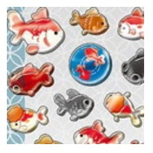 画像をギャラリービューアに読み込む, ＃ぽってり小町しｰる KINGYO 金魚 シール ぷっくりシール 夏 ステッカー 和風デザイン かわいい 和柄デコレーション 夏祭り カミオジャパン :4550432268920
