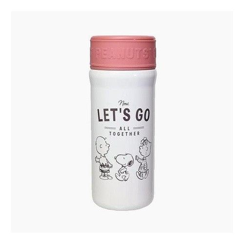 ＃CCP SNｽﾚﾝﾚｽﾎﾞﾄﾙ300/ﾃｸﾃ カミオジャパン(Kamiojapan) --- スヌーピー[保温保冷水筒]ステンレスボトル300ml/てくてく ピーナッツ : CCP SN stainless steel bottle 300/techte :4550432290259