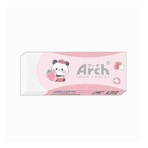 ＃T-ﾓﾁﾊﾟﾝｱｰﾁｹｼｺﾞﾑ/ﾁﾗｼ カミオジャパン(Kamiojapan) --- もちもちぱんだ[けしごむ]Arch消しゴム/いちごチラシ : T-mochipan archery gum/chirashi :4550432299948