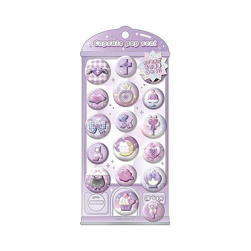 ＃PMｶﾌﾟｾﾙﾎﾟｯﾌﾟｼｰﾙ/ﾑﾗｻｷﾎﾟ カミオジャパン(Kamiojapan) --- カミオジャパン ステッカー CAPSULE POP SEAL むらさきぽっぷ 230369 : PM Capsule Pop Seal/Murasakipo :4550432303690