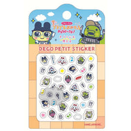 ＃たまごっち デコプチステッカー まめっち くちぱっち ぷっくり ちゅるん感 カミオジャパン キャラクター ミニシール 平成 レトロ :4550432308497
