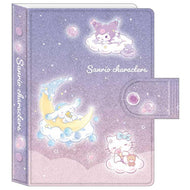 サンリオキャラクターズ シールバインダー おやすみ シール帳 プリクラ シナモロール クロミ ハローキティ かわいい :4550433054690