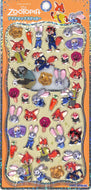 ＃ディズニー ズートピア プチドロップステッカー シール ゴールド箔押し ぷっくり ニック ジュディ キャラクター カミオジャパン :4550433065993