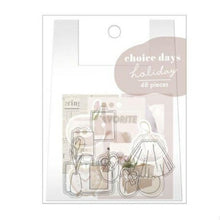 Load image into Gallery viewer, KAMIOJAPAN CHOICE DAYS Holiday Sticker Favorite Room Sticker Book Lucky Bag Round Stylish Album Decoration Heart Large Quantity Stickers Smartphone Reward Flower Cute Schedule Book Notebook Timekeeper :4550451046431

