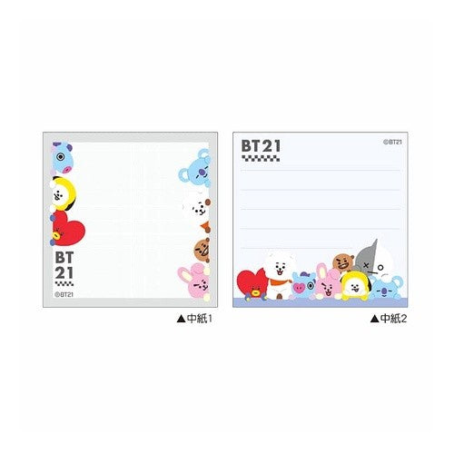 クラックスBT21クリアケースメモアップ