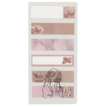 Load image into Gallery viewer, CRUX Clear Case Sticky Notes Zakka Sticky Notes Post-it Notes Cute Stylish Speech Bubble Small Character Notepad Schedule Book Agenda Timekeeper: 4550451053736

