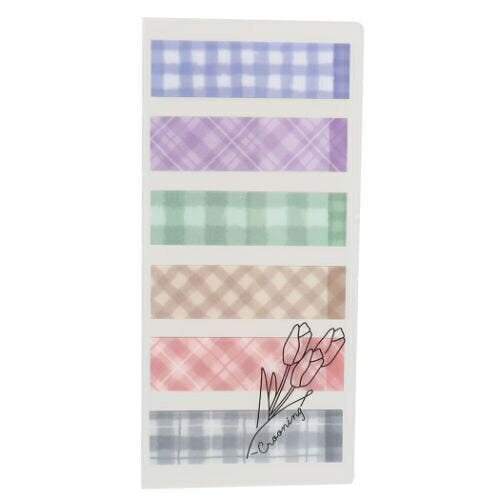 CRUX Clear Case Sticky Notes Check Sticky Notes Post-it Cute Stylish Speech Bubble Small Character Memo Pad Schedule Book Diary Timekeeper :4550451053774