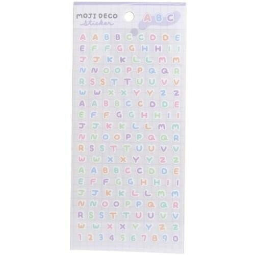 CRUX ｸﾗｯｸｽ ｼｰﾙ ･ MOJI DECO STICKER ﾊﾟｽﾃﾙ ｱﾙﾌｧﾍﾞｯﾄ ｼｰﾙ帳 福袋 丸 おしゃれ ｱﾙﾊﾞﾑ ﾃﾞｺﾚｰｼｮﾝ ﾊｰﾄ 大量 ｽﾃｯｶｰ ｽﾏﾎ ごほうび 花 かわいい ｽｹｼﾞｭｰﾙ帳 手帳のﾀｲﾑｷｰﾊﾟｰ :4550451071051