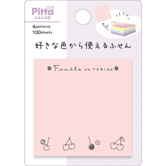 CRUX ｸﾗｯｸｽ 手帳小物 ･ 好きな色から使えるふせん ﾌﾙｰﾂ 付箋紙 ﾎﾟｽﾄｲｯﾄ ふせん かわいい おしゃれ 吹き出し 小さい ｷｬﾗｸﾀｰ ﾒﾓ帳  ｽｹｼﾞｭｰﾙ帳 手帳のﾀｲﾑｷｰﾊﾟｰ :4550451089452