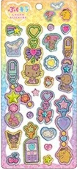 ＃プクキラチャームステッカー/サンリオキャラクターズ/レオパードモ : クラックス : Practical Charm Sticker/Sanrio Characters/Leopard Mo : 4550451377306
