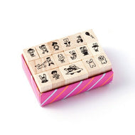 IROHA いろは出版 ｽﾀﾝﾌﾟ ･ AIUEOSTAMP ﾁﾋﾞ AIUEO ｽﾀﾝﾌﾟ台 ｵｰﾀﾞｰ ｷｬﾗｸﾀｰ かわいい 手帳 印鑑 ﾊﾝｺ  ｽｹｼﾞｭｰﾙ帳 手帳のﾀｲﾑｷｰﾊﾟｰ :4560486581319