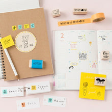 Load image into Gallery viewer, IROHA いろは出版 ｽﾀﾝﾌﾟ ･ AIUEOSTAMPｾｯﾄひらがな AIUEO ｽﾀﾝﾌﾟ台 ｵｰﾀﾞｰ ｷｬﾗｸﾀｰ かわいい 手帳 印鑑 ﾊﾝｺ  ｽｹｼﾞｭｰﾙ帳 手帳のﾀｲﾑｷｰﾊﾟｰ :4560486587472
