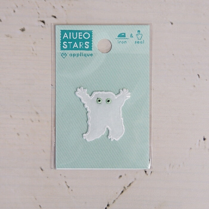 IROHA いろは出版 ｼｰﾙ ･ AIUEOAPPLIQUEAIUEOSTARSAQAS-09 OBAKE ｱｯﾌﾟﾘｹ ﾜｯﾍﾟﾝ 刺繍 ｼｰﾙ帳 福袋 ｽｹｼﾞｭｰﾙ ﾃﾞｺ ｽﾃｯｶｰ ﾀﾞｲｱﾘｰ ごほうび 花 ｱﾙﾌｧﾍﾞｯﾄ  ｽｹｼﾞｭｰﾙ帳 手帳のﾀｲﾑｷｰﾊﾟｰ :4560486592292