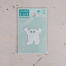 Load image into Gallery viewer, IROHA いろは出版 ｼｰﾙ ･ AIUEOAPPLIQUEAIUEOSTARSAQAS-09 OBAKE ｱｯﾌﾟﾘｹ ﾜｯﾍﾟﾝ 刺繍 ｼｰﾙ帳 福袋 ｽｹｼﾞｭｰﾙ ﾃﾞｺ ｽﾃｯｶｰ ﾀﾞｲｱﾘｰ ごほうび 花 ｱﾙﾌｧﾍﾞｯﾄ  ｽｹｼﾞｭｰﾙ帳 手帳のﾀｲﾑｷｰﾊﾟｰ :4560486592292
