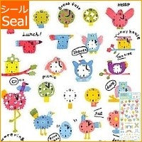 Load image into Gallery viewer, ＃SCHEDULEPOPSEALclockSPSN-06Pippi --- いろは出版 スケジュールポップシール クロック【Pippi】 SPSN-06 : SCHEDULEPOPSEALclockSPSN-06Pippi :4560486593688
