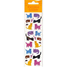 Load image into Gallery viewer, ＃ラコルタ　スタンダードミニステッカー　cat　猫　ネコ　キラキラ　ホログラム S&amp;C デコ シール[カラフルねこ]ラコルタ ステッカー : La Colta Standard Mini Sticker Cat Cat Glitter Hologram :4562295519392

