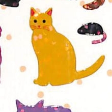 Load image into Gallery viewer, ＃ラコルタ　スタンダードミニステッカー　cat　猫　ネコ　キラキラ　ホログラム S&amp;C デコ シール[カラフルねこ]ラコルタ ステッカー : La Colta Standard Mini Sticker Cat Cat Glitter Hologram :4562295519392
